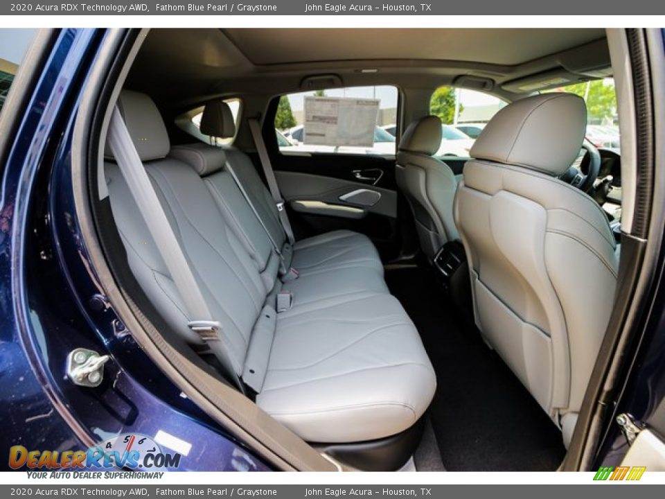2020 Acura RDX Technology AWD Fathom Blue Pearl / Graystone Photo #22