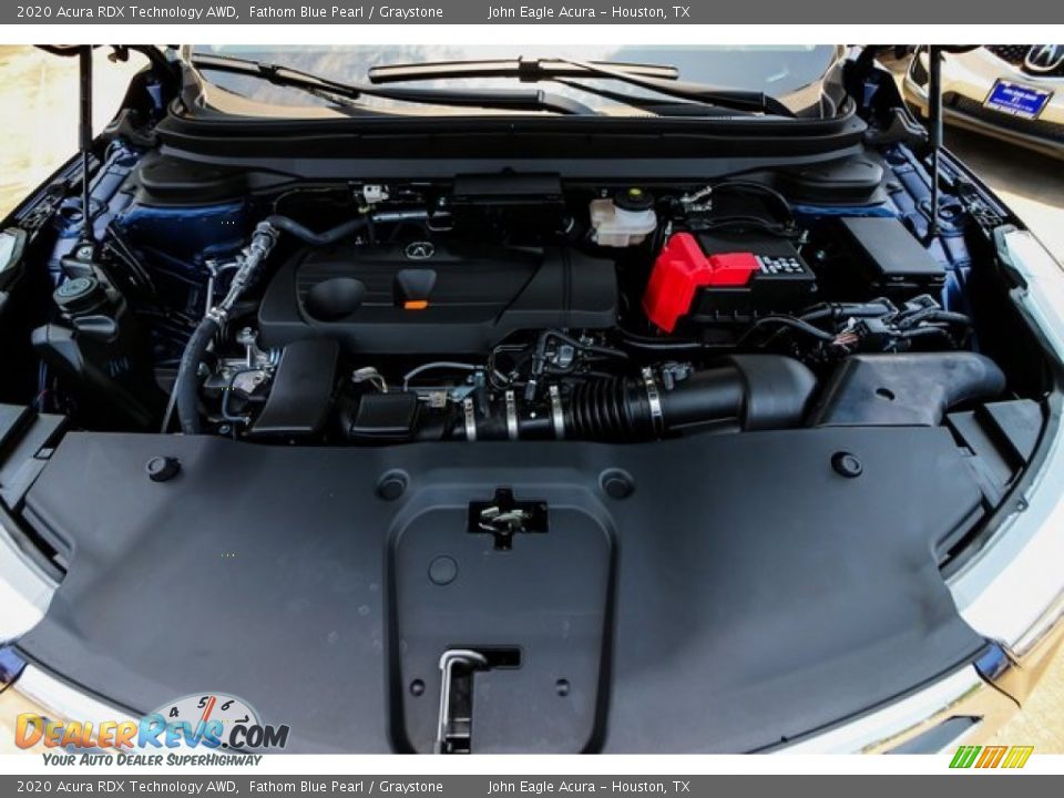 2020 Acura RDX Technology AWD Fathom Blue Pearl / Graystone Photo #25