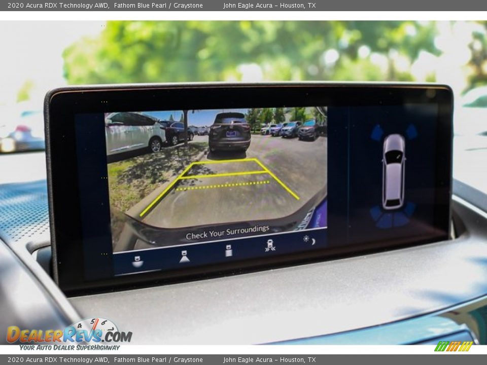 2020 Acura RDX Technology AWD Fathom Blue Pearl / Graystone Photo #33