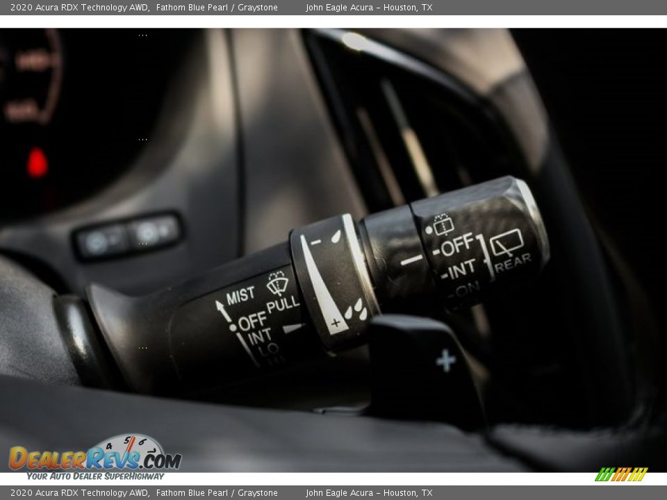 2020 Acura RDX Technology AWD Fathom Blue Pearl / Graystone Photo #36