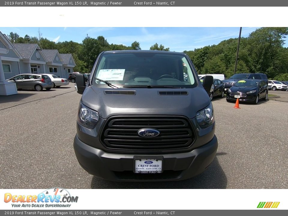 2019 Ford Transit Passenger Wagon XL 150 LR Magnetic / Pewter Photo #2