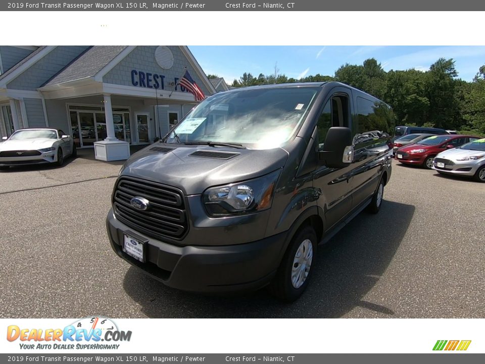 2019 Ford Transit Passenger Wagon XL 150 LR Magnetic / Pewter Photo #3