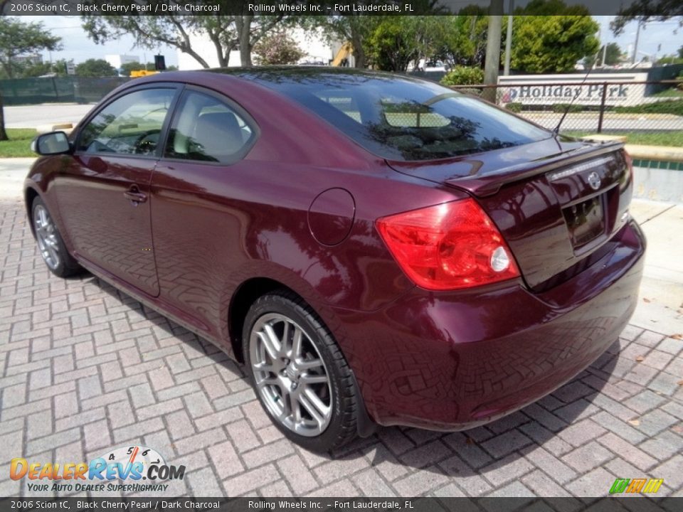 2006 Scion tC Black Cherry Pearl / Dark Charcoal Photo #4