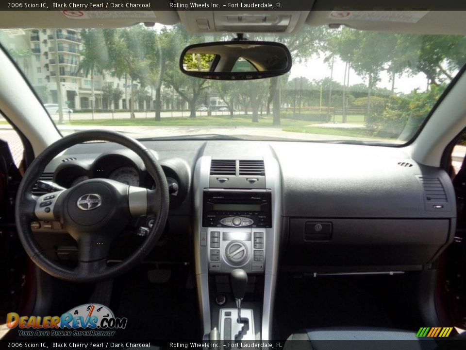 2006 Scion tC Black Cherry Pearl / Dark Charcoal Photo #5