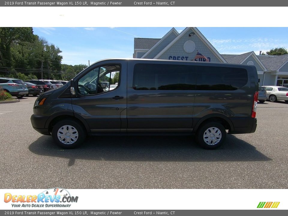 2019 Ford Transit Passenger Wagon XL 150 LR Magnetic / Pewter Photo #4