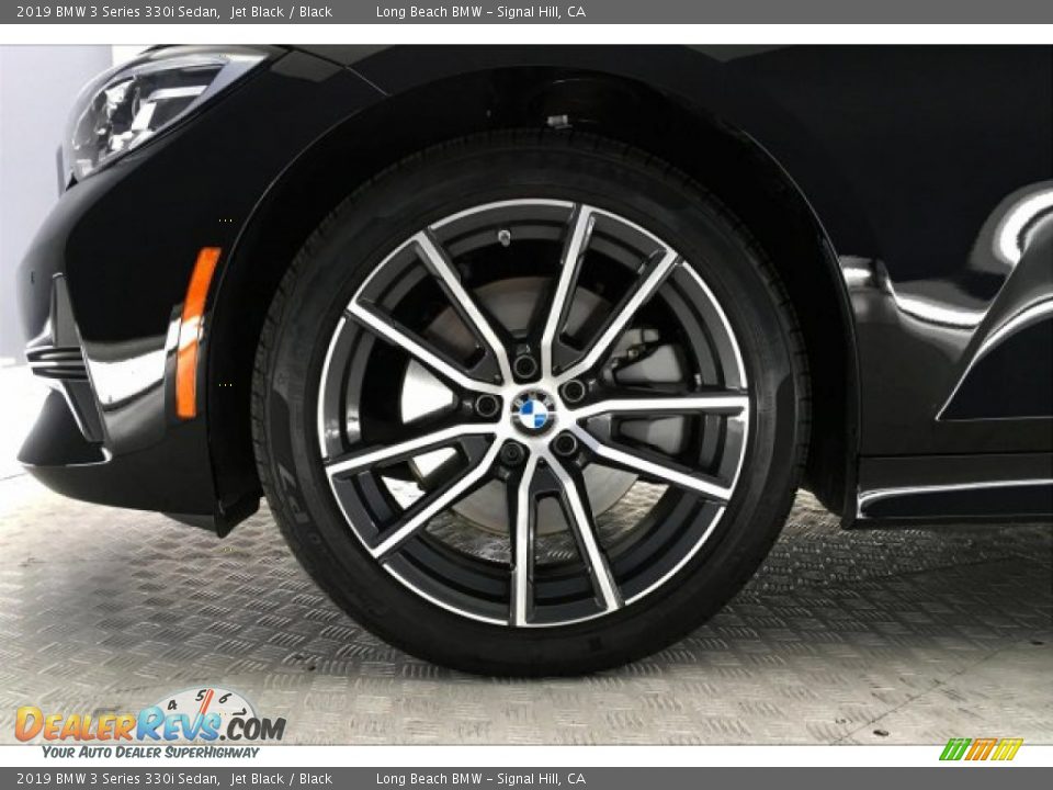 2019 BMW 3 Series 330i Sedan Jet Black / Black Photo #8