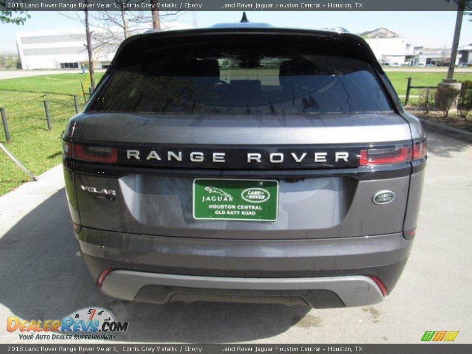 2018 Land Rover Range Rover Velar S Corris Grey Metallic / Ebony Photo #8