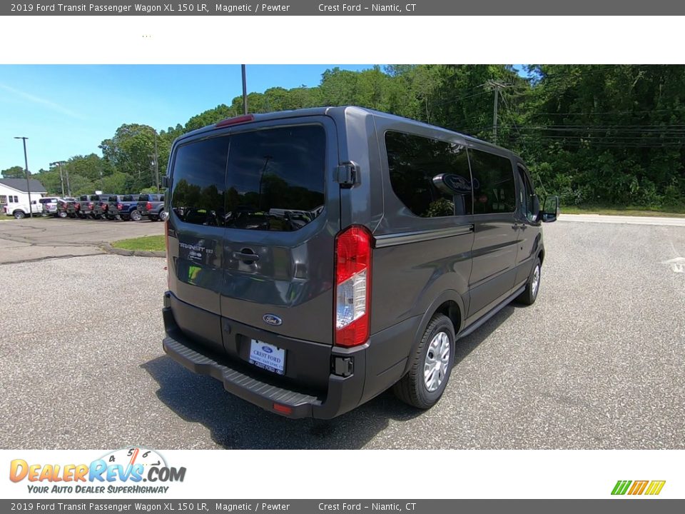 2019 Ford Transit Passenger Wagon XL 150 LR Magnetic / Pewter Photo #7