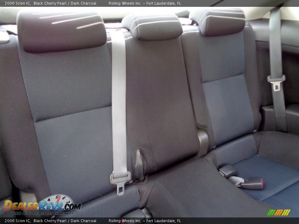 2006 Scion tC Black Cherry Pearl / Dark Charcoal Photo #9