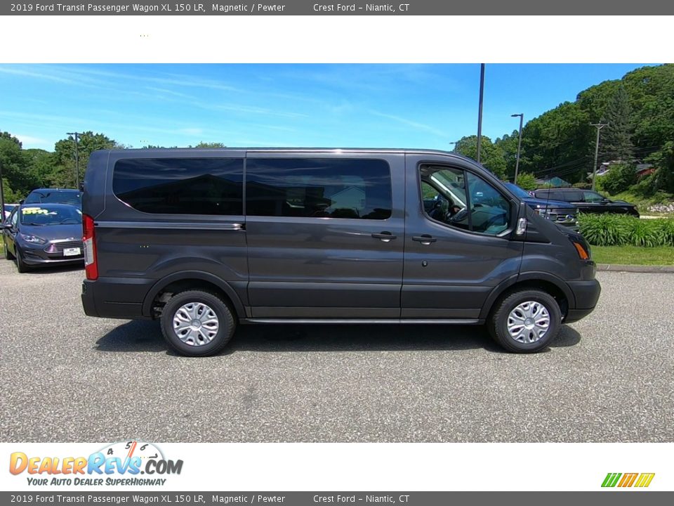 2019 Ford Transit Passenger Wagon XL 150 LR Magnetic / Pewter Photo #8