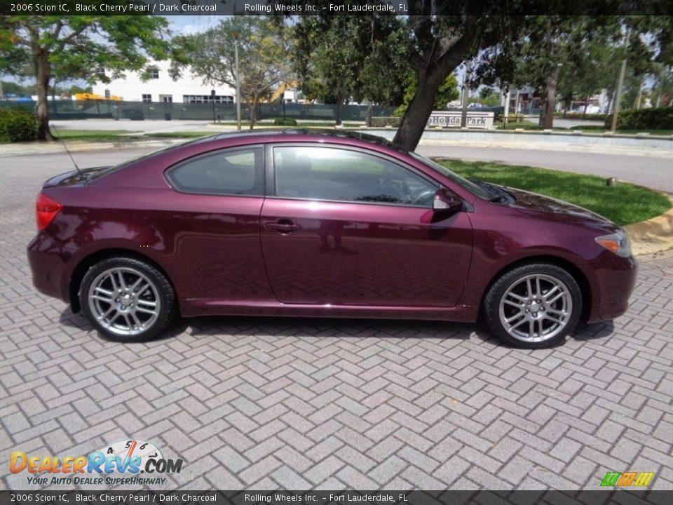 2006 Scion tC Black Cherry Pearl / Dark Charcoal Photo #10