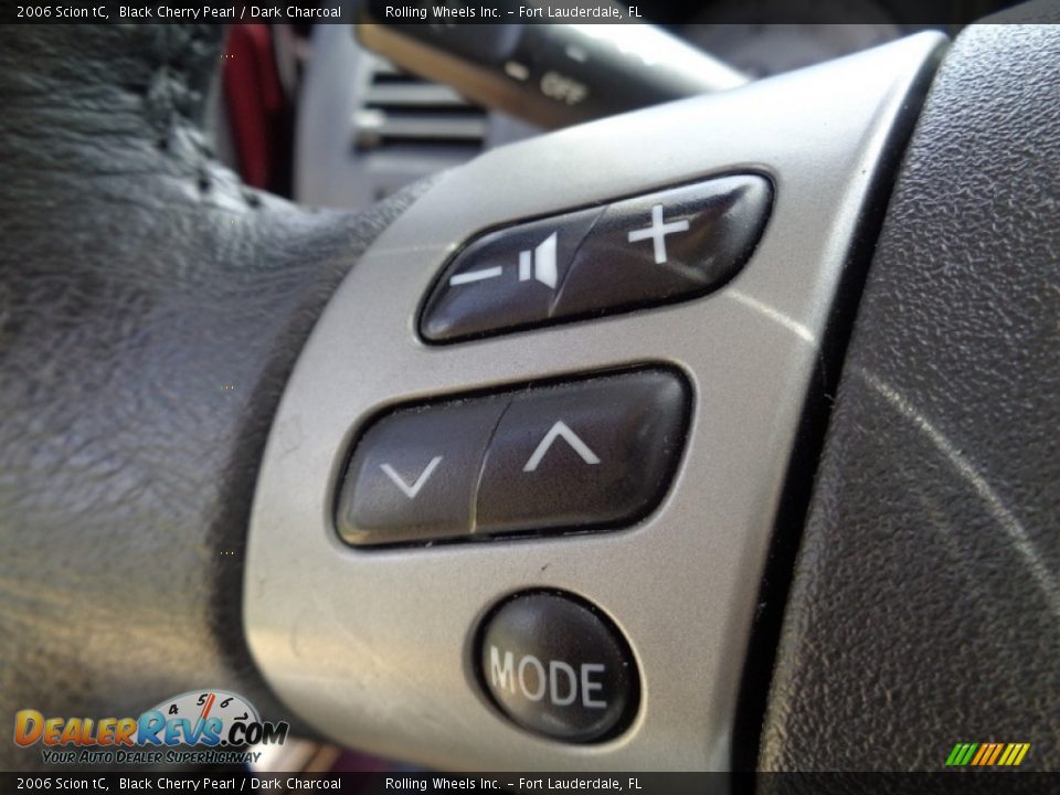 2006 Scion tC Black Cherry Pearl / Dark Charcoal Photo #11
