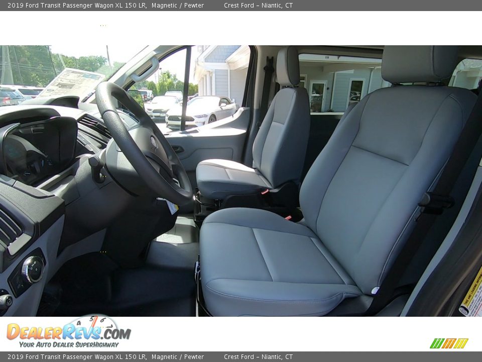 2019 Ford Transit Passenger Wagon XL 150 LR Magnetic / Pewter Photo #11