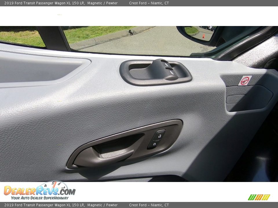 2019 Ford Transit Passenger Wagon XL 150 LR Magnetic / Pewter Photo #12