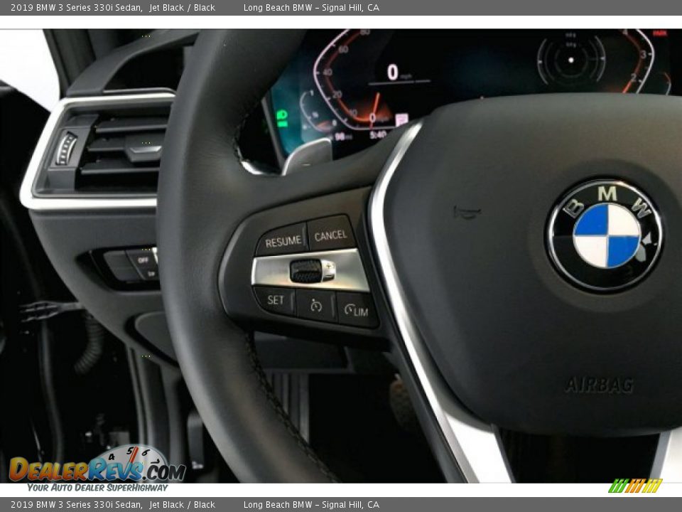 2019 BMW 3 Series 330i Sedan Jet Black / Black Photo #14