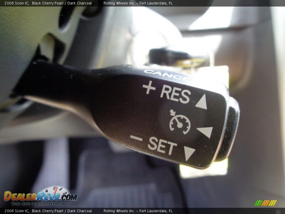 2006 Scion tC Black Cherry Pearl / Dark Charcoal Photo #13