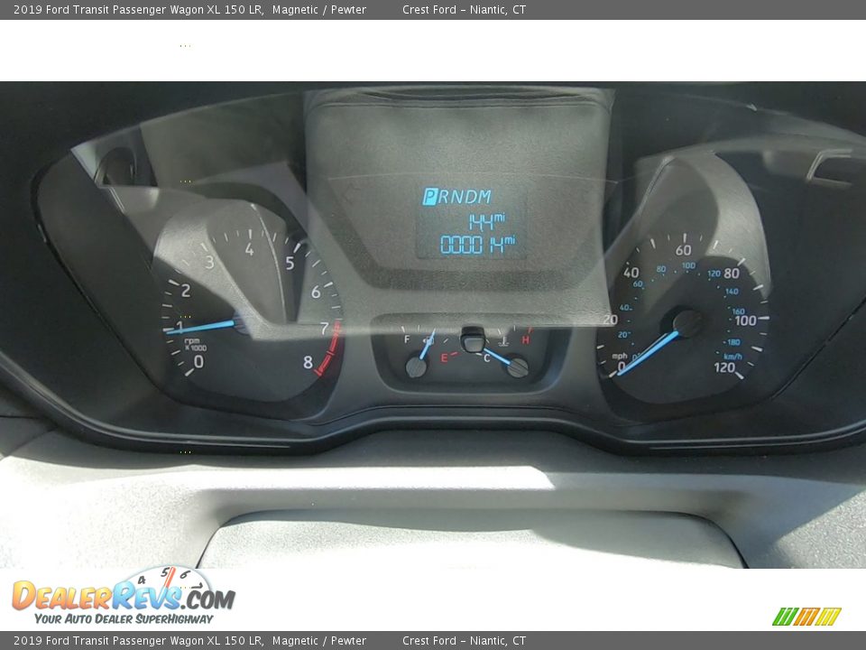 2019 Ford Transit Passenger Wagon XL 150 LR Magnetic / Pewter Photo #13