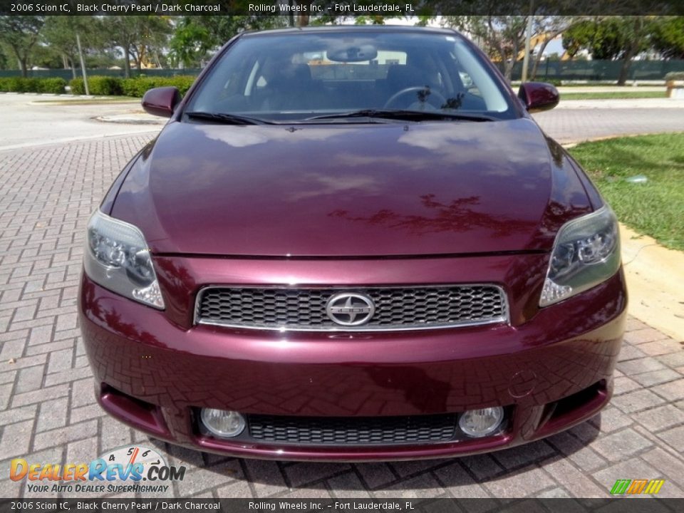 2006 Scion tC Black Cherry Pearl / Dark Charcoal Photo #14