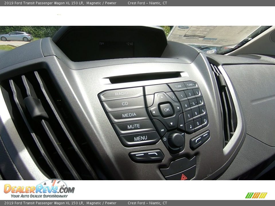 2019 Ford Transit Passenger Wagon XL 150 LR Magnetic / Pewter Photo #14