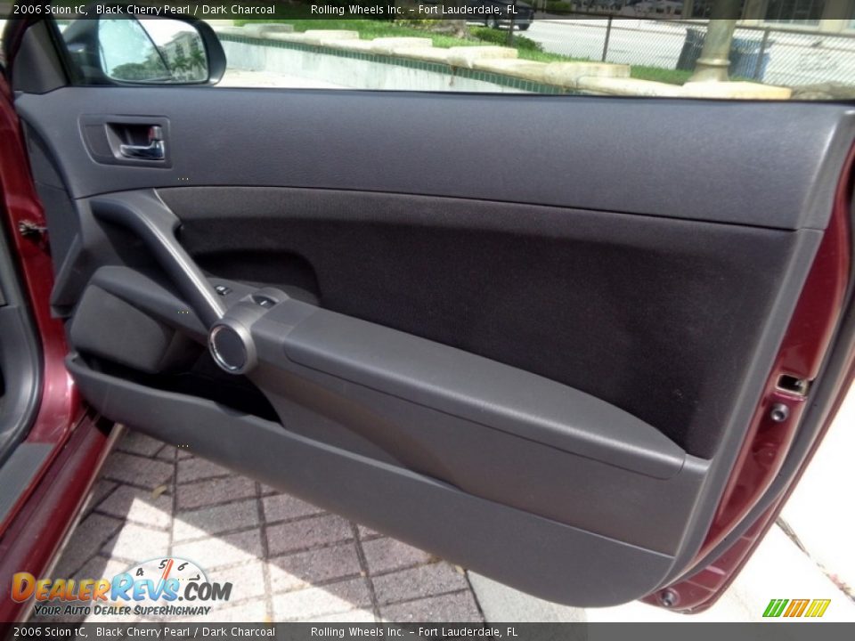 2006 Scion tC Black Cherry Pearl / Dark Charcoal Photo #15