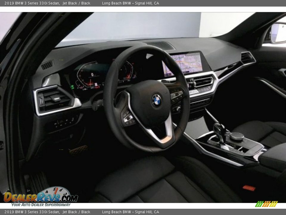2019 BMW 3 Series 330i Sedan Jet Black / Black Photo #17