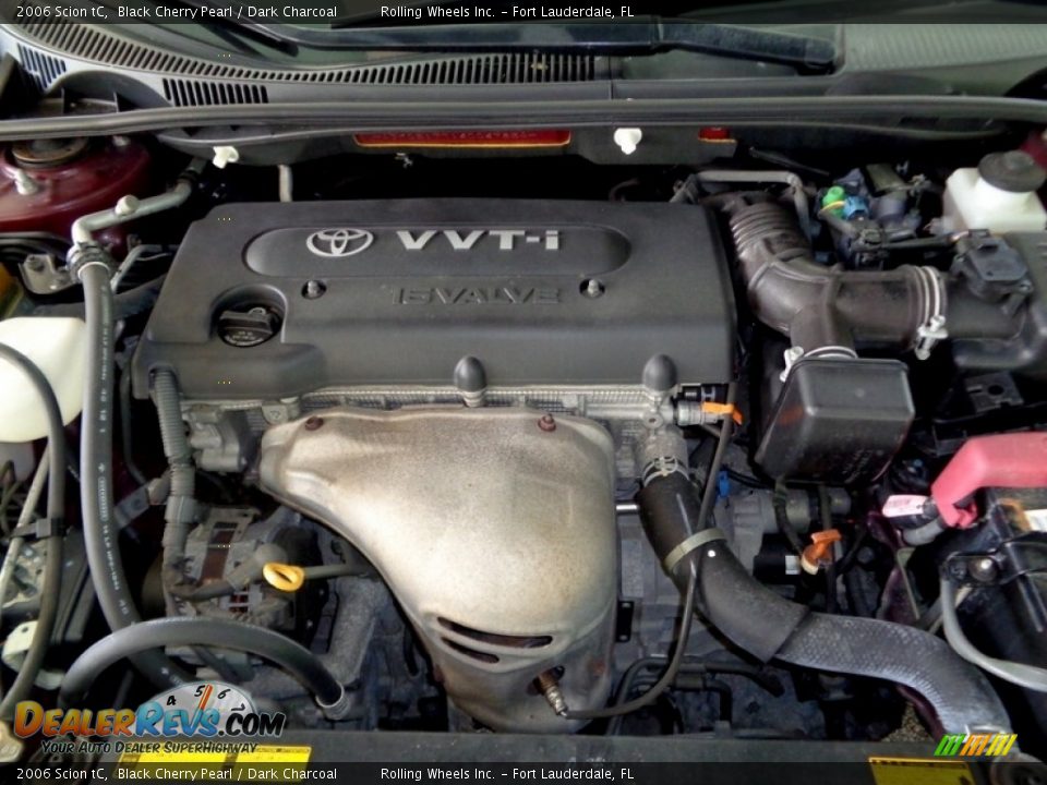 2006 Scion tC Black Cherry Pearl / Dark Charcoal Photo #19