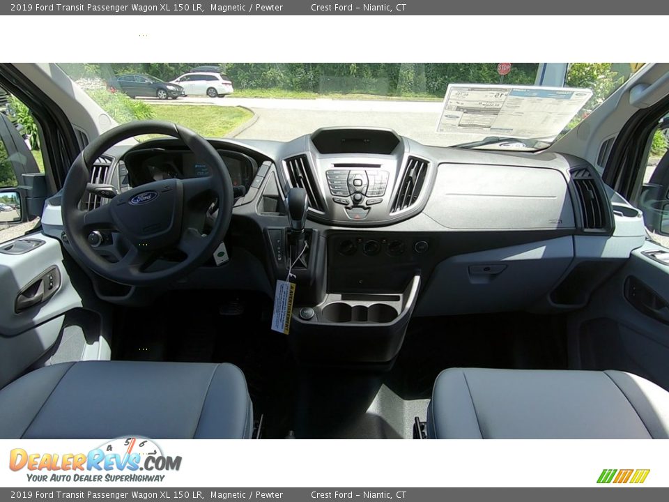 2019 Ford Transit Passenger Wagon XL 150 LR Magnetic / Pewter Photo #21
