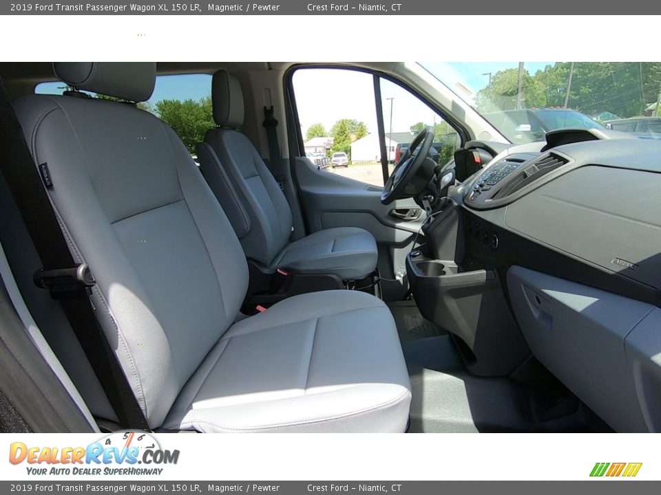 2019 Ford Transit Passenger Wagon XL 150 LR Magnetic / Pewter Photo #22