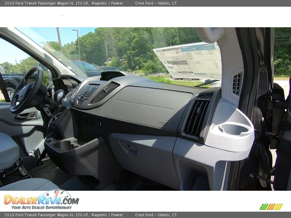 2019 Ford Transit Passenger Wagon XL 150 LR Magnetic / Pewter Photo #23
