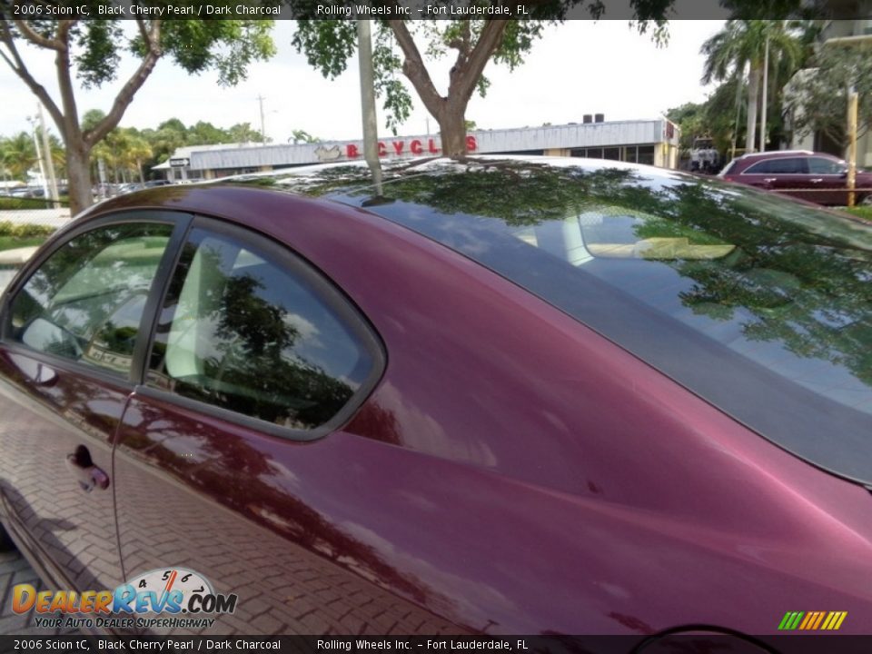 2006 Scion tC Black Cherry Pearl / Dark Charcoal Photo #23