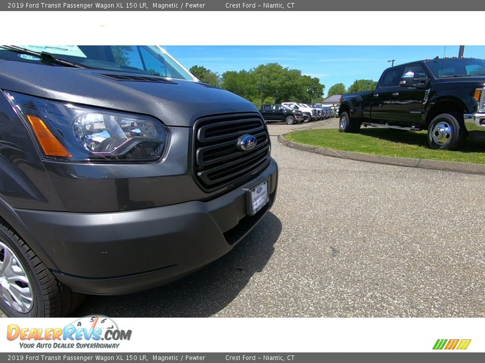 2019 Ford Transit Passenger Wagon XL 150 LR Magnetic / Pewter Photo #25