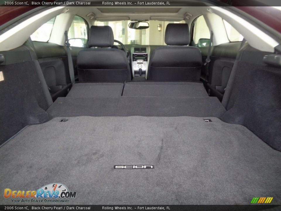 2006 Scion tC Black Cherry Pearl / Dark Charcoal Photo #25