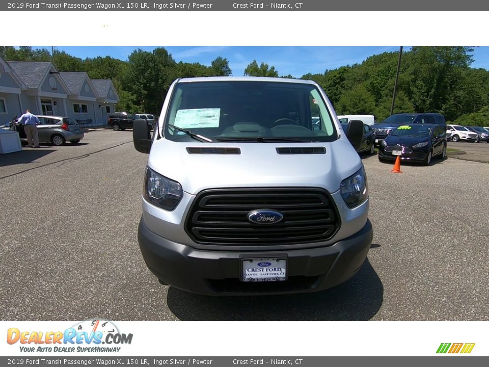 2019 Ford Transit Passenger Wagon XL 150 LR Ingot Silver / Pewter Photo #2