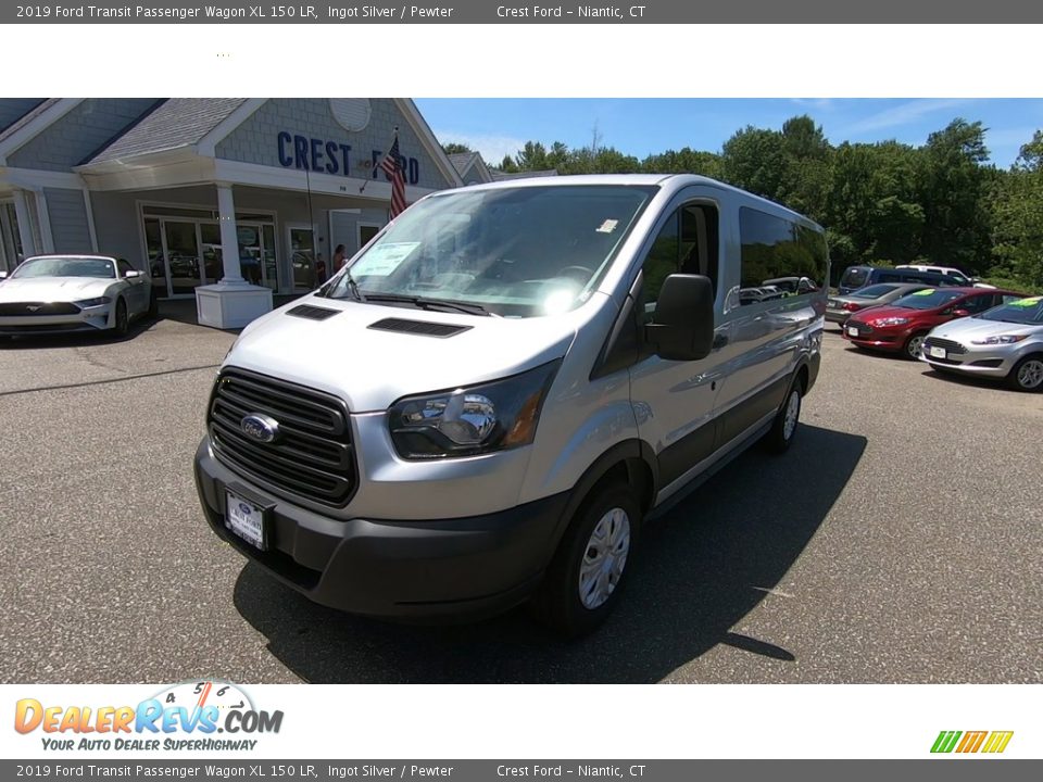 2019 Ford Transit Passenger Wagon XL 150 LR Ingot Silver / Pewter Photo #3