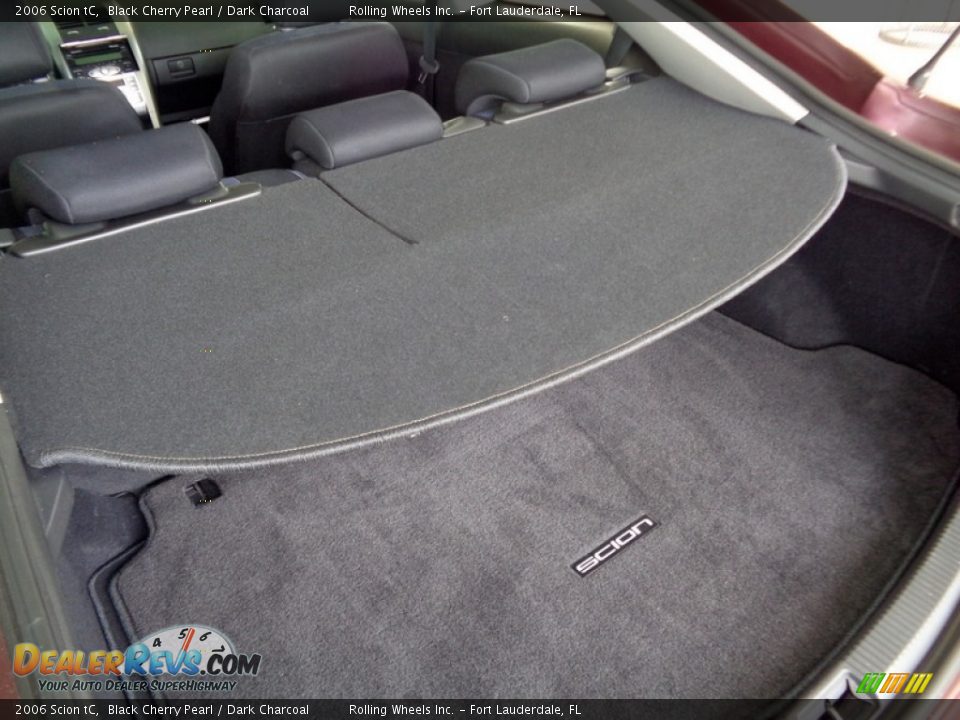2006 Scion tC Black Cherry Pearl / Dark Charcoal Photo #27