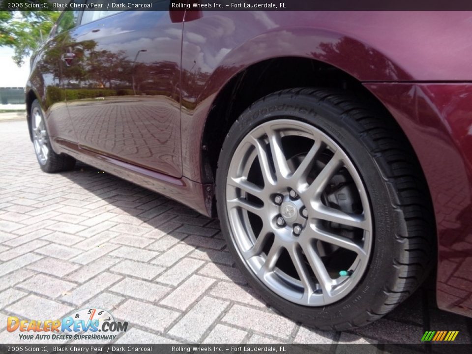 2006 Scion tC Black Cherry Pearl / Dark Charcoal Photo #28
