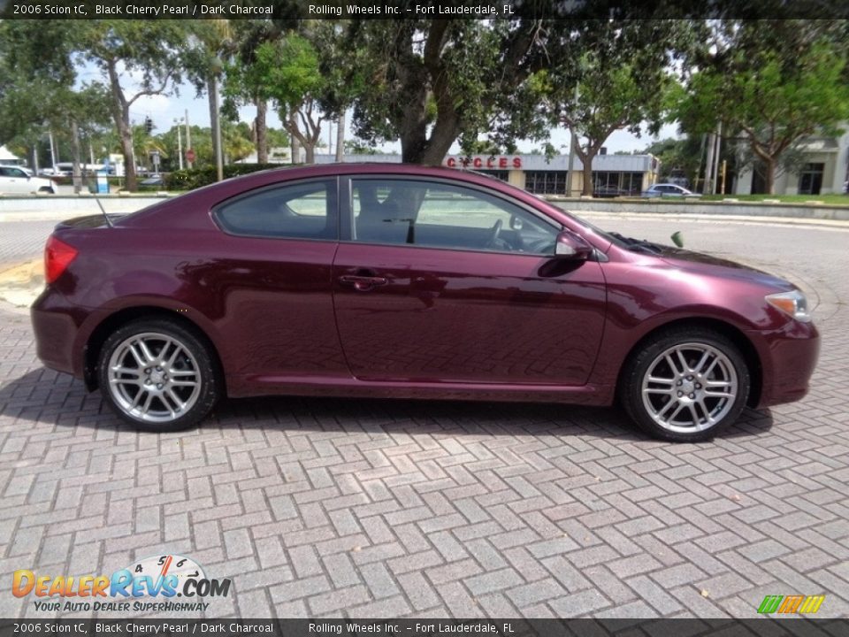 2006 Scion tC Black Cherry Pearl / Dark Charcoal Photo #29