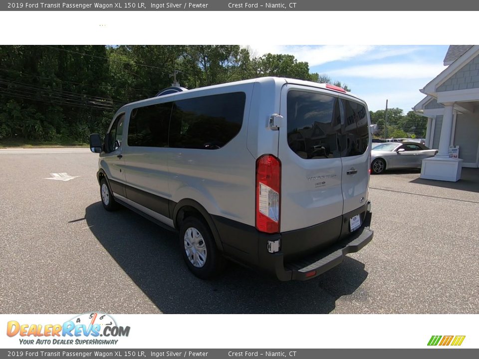 2019 Ford Transit Passenger Wagon XL 150 LR Ingot Silver / Pewter Photo #5