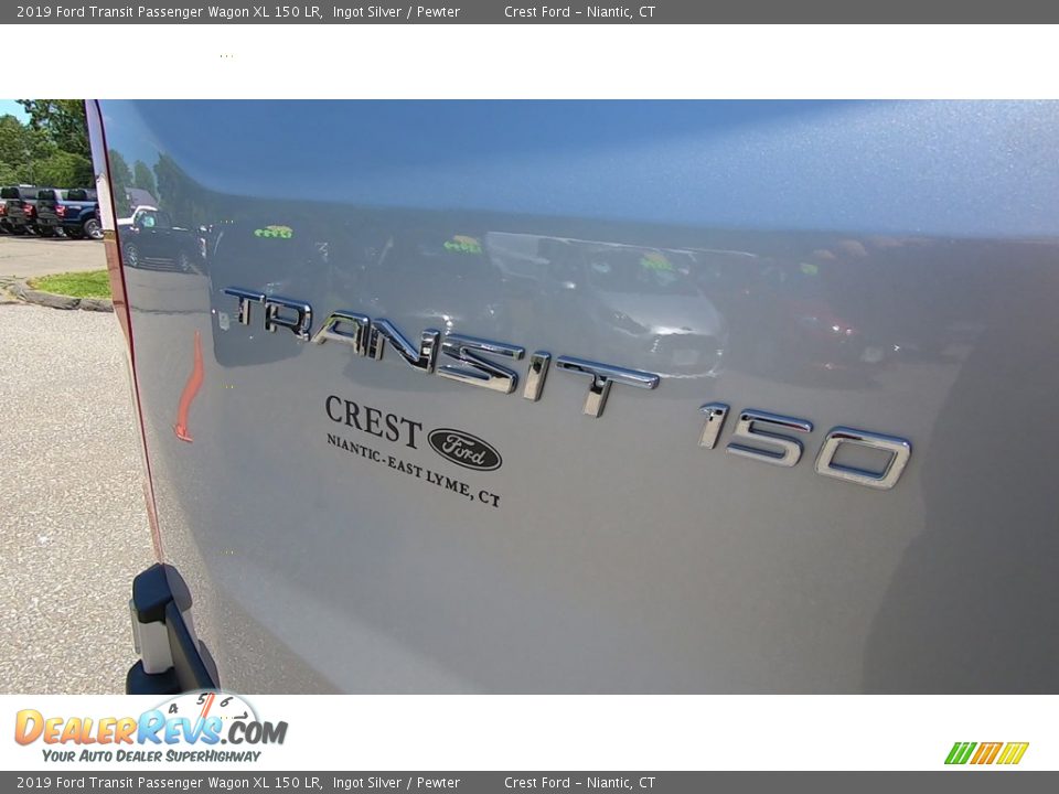 2019 Ford Transit Passenger Wagon XL 150 LR Ingot Silver / Pewter Photo #9