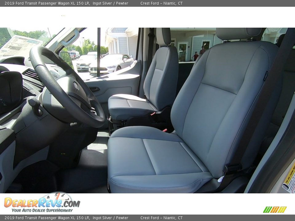 2019 Ford Transit Passenger Wagon XL 150 LR Ingot Silver / Pewter Photo #11
