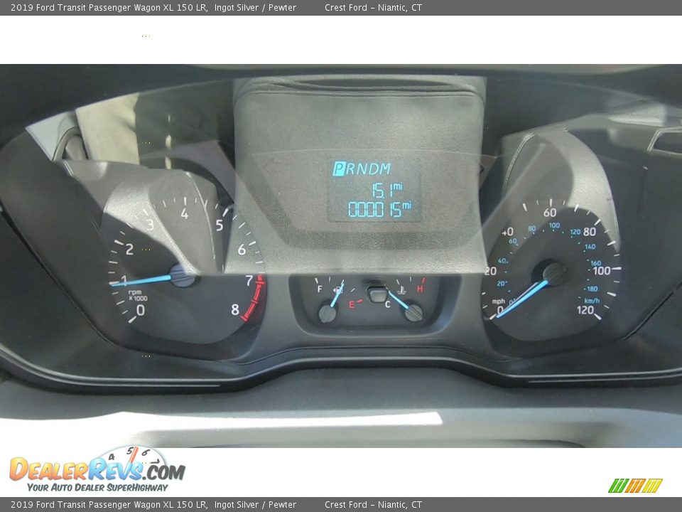 2019 Ford Transit Passenger Wagon XL 150 LR Ingot Silver / Pewter Photo #13