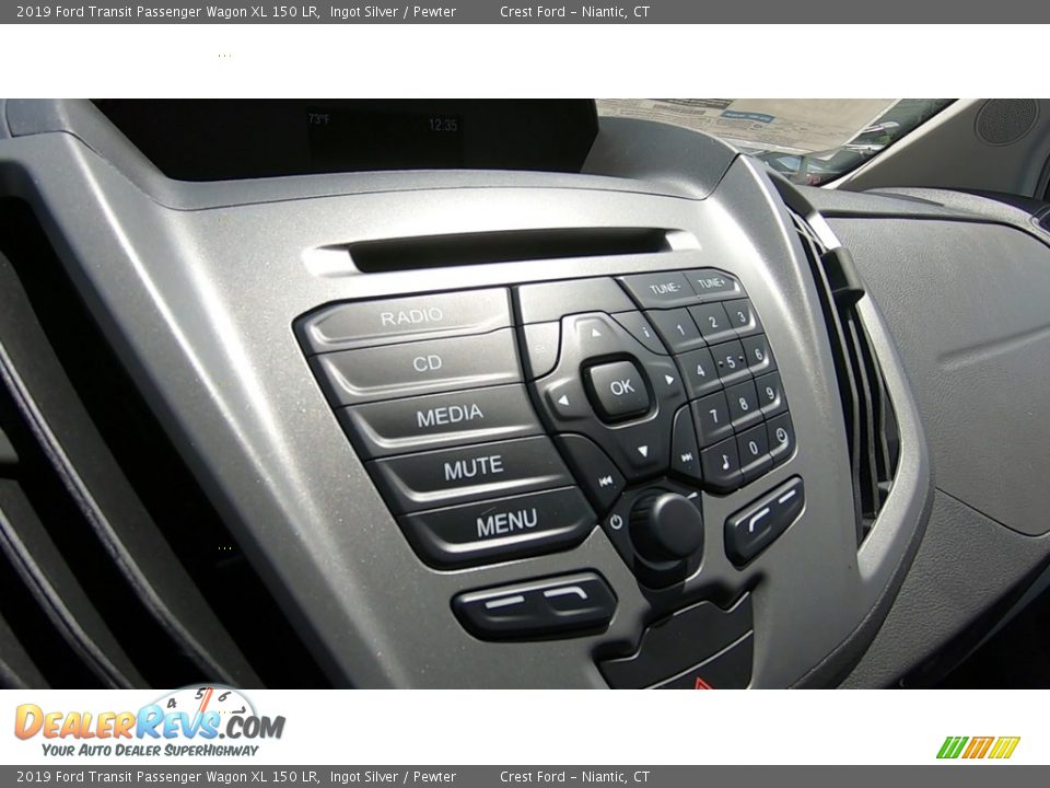 2019 Ford Transit Passenger Wagon XL 150 LR Ingot Silver / Pewter Photo #14