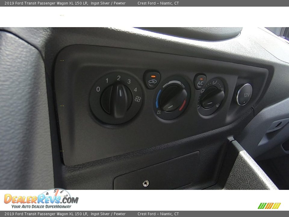 2019 Ford Transit Passenger Wagon XL 150 LR Ingot Silver / Pewter Photo #15