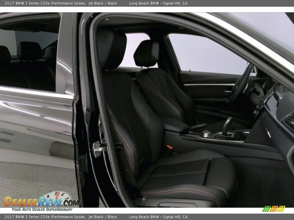 2017 BMW 3 Series 330e iPerfomance Sedan Jet Black / Black Photo #6