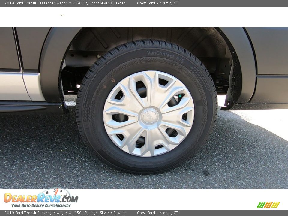 2019 Ford Transit Passenger Wagon XL 150 LR Ingot Silver / Pewter Photo #17