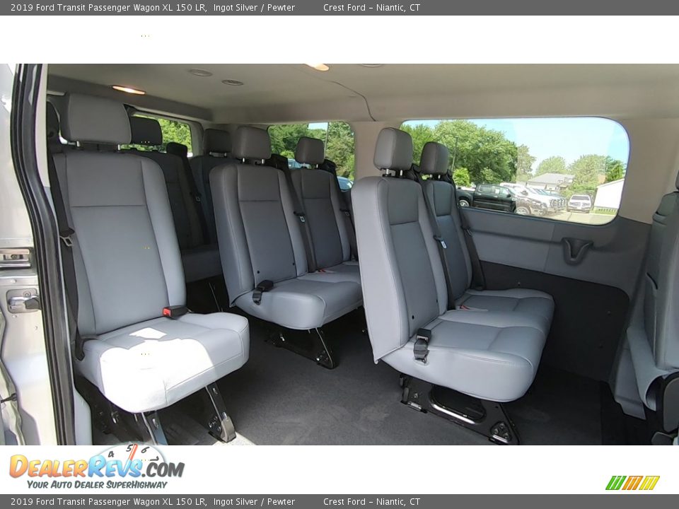 2019 Ford Transit Passenger Wagon XL 150 LR Ingot Silver / Pewter Photo #20