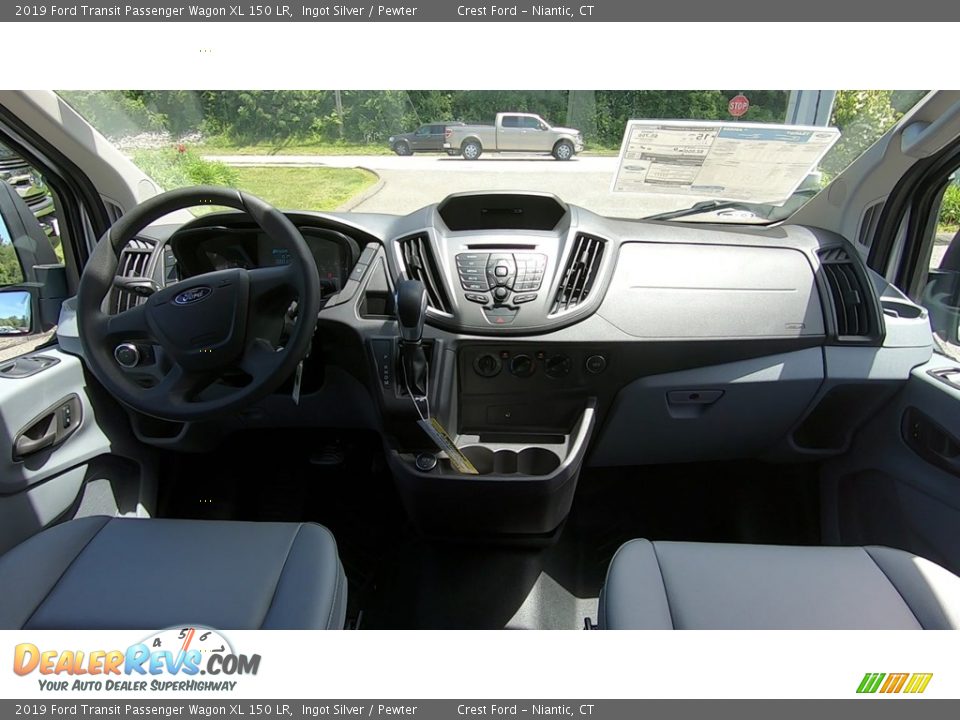 2019 Ford Transit Passenger Wagon XL 150 LR Ingot Silver / Pewter Photo #21