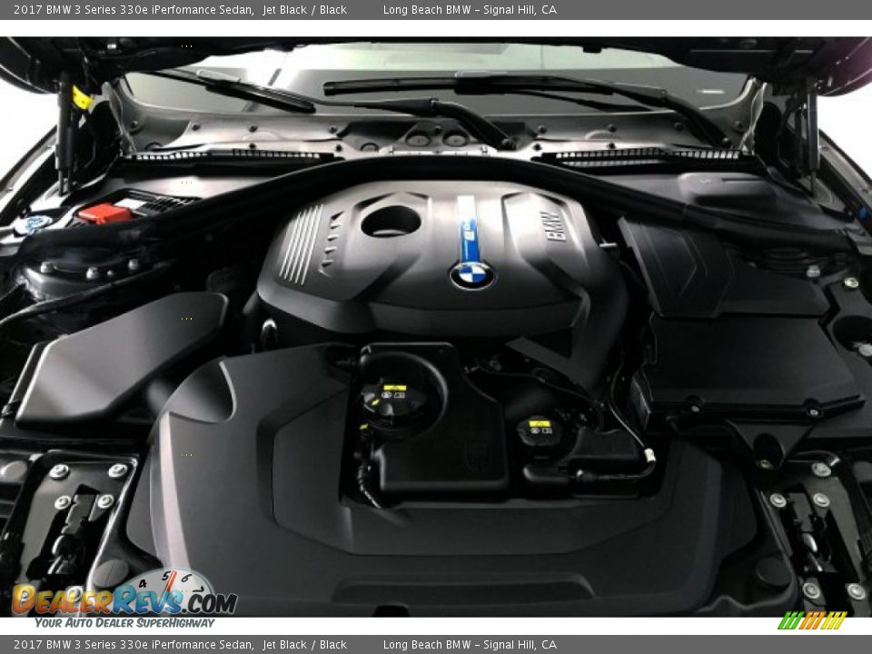 2017 BMW 3 Series 330e iPerfomance Sedan Jet Black / Black Photo #9