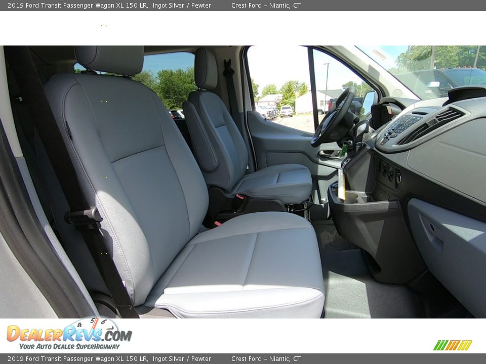 2019 Ford Transit Passenger Wagon XL 150 LR Ingot Silver / Pewter Photo #22