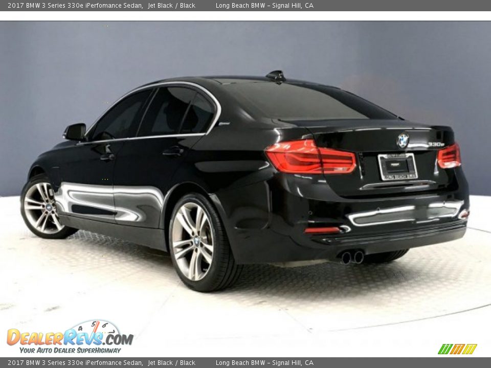2017 BMW 3 Series 330e iPerfomance Sedan Jet Black / Black Photo #10